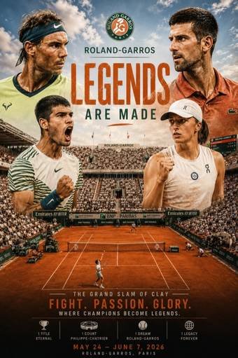 Roland Garros – tennis live på nordisk IPTV