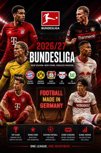 Bundesliga 2026/27 – live fotboll på Nordic IPTV